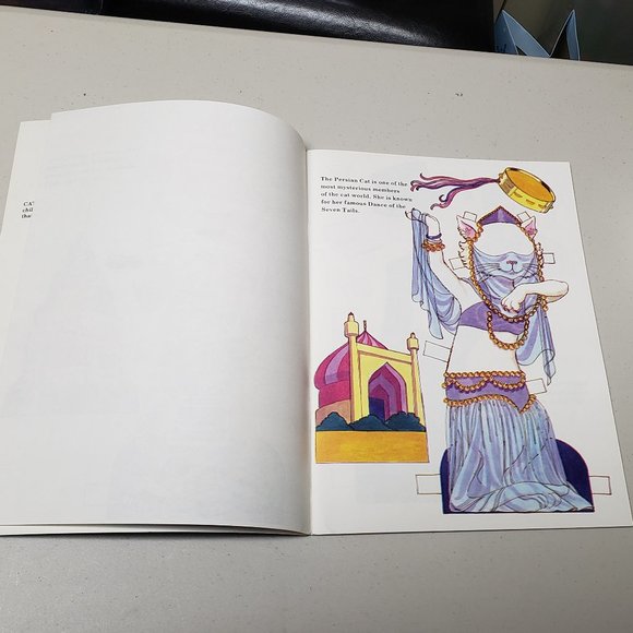 Cat Snips Tom Tierney Paper Doll Book 1983 - Picture 5 of 6